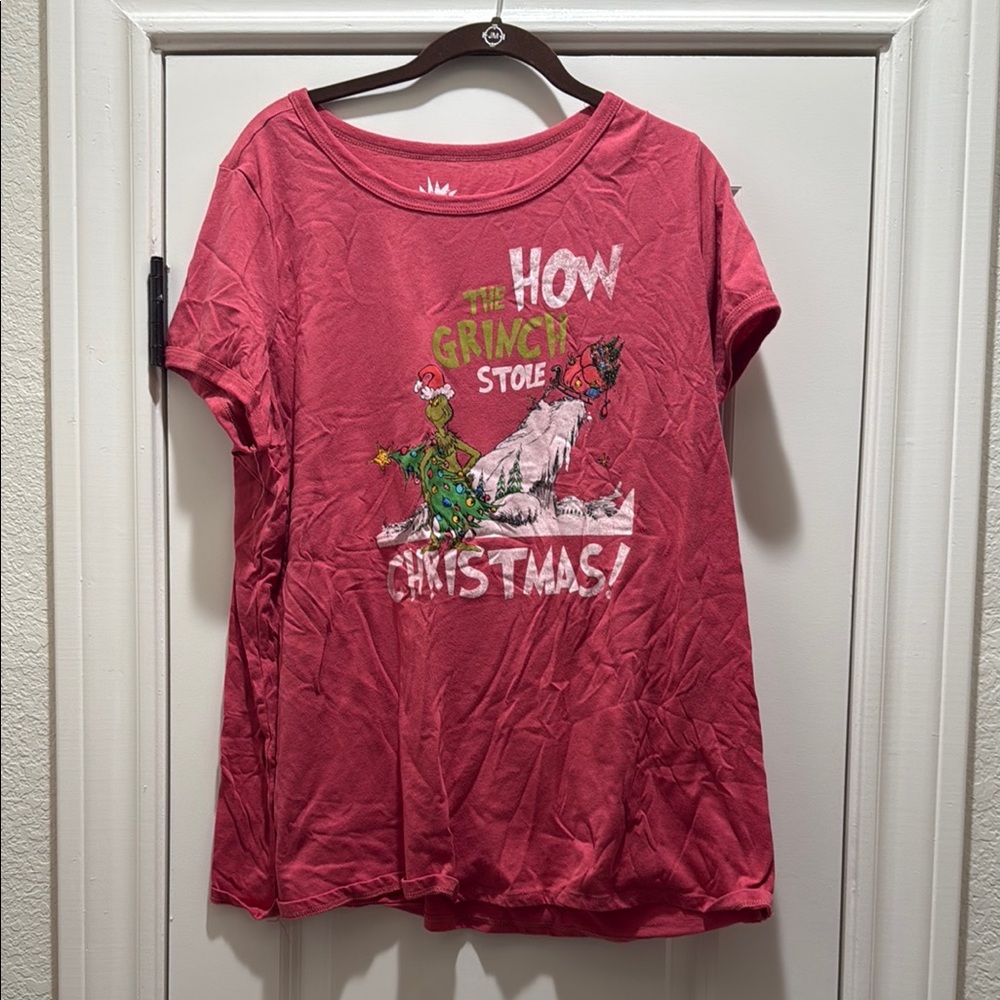 Red Grinch Christmas T-Shirt